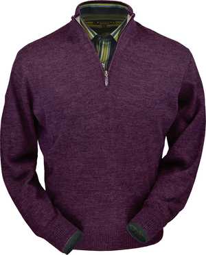 Plum Half-Zip