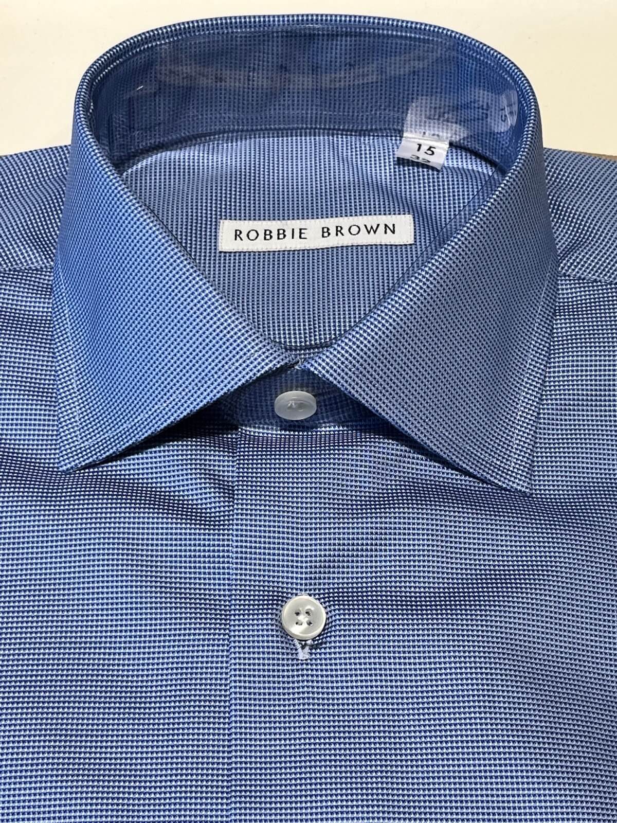 Blue Tonal Micro - Robbie Brown Menswear